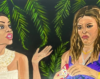 Scary Island: Limited Edition Digital Print - Real Housewives of New York - RHONY - Bravo TV - Gifts for Bravo Lovers - Reality Tv