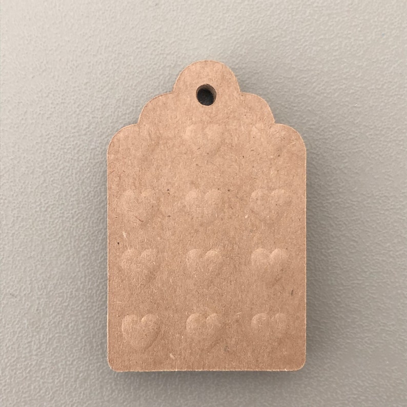 Gift Tags T82 72 Embossed Kraft Tags Price Tags Favor Tags