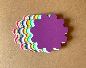 40 - 3” Decorative Circle Die Cuts - curves - edges - round - circular - shape - Card Making - Invitation - Scrapbook - decor - Set 439