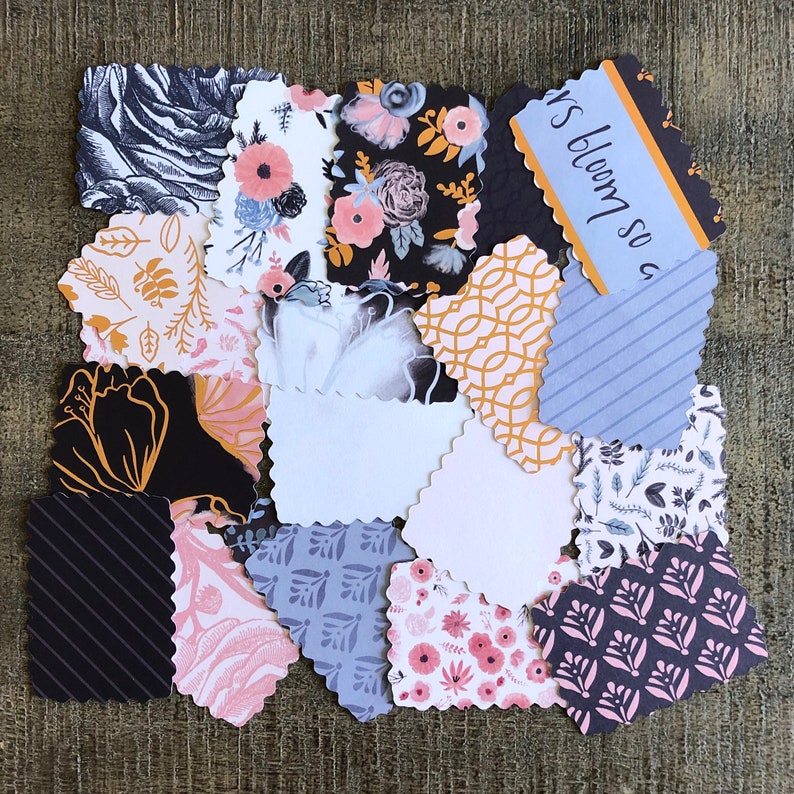 20-2.8\u201d x 2\u201d Rectangle Label Die Cuts in Assorted Prints Set 218