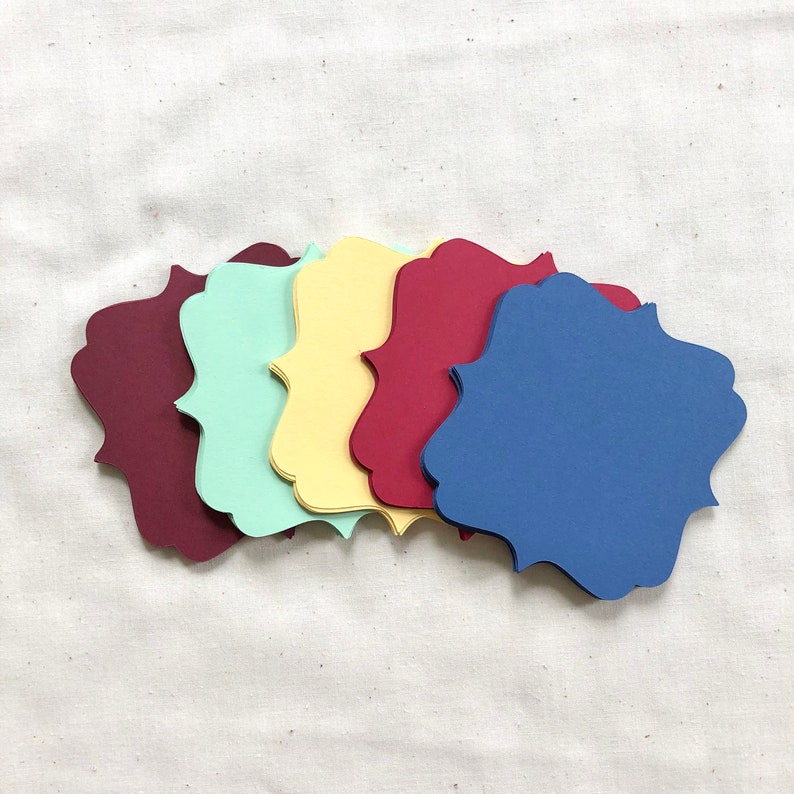40-3 12\u201d Square Die Cuts in Assorted Prints Set 200