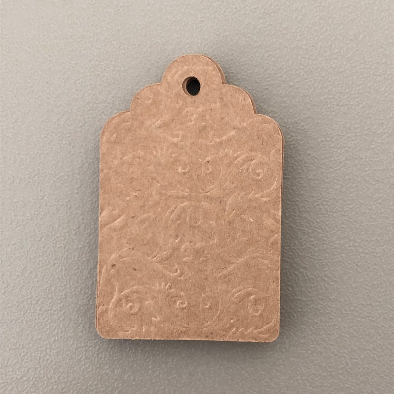 Gift Tags T82 72 Embossed Kraft Tags Price Tags Favor Tags
