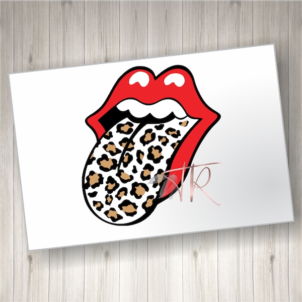 Cheetah Tongue SVG File - Cheetah print SVG