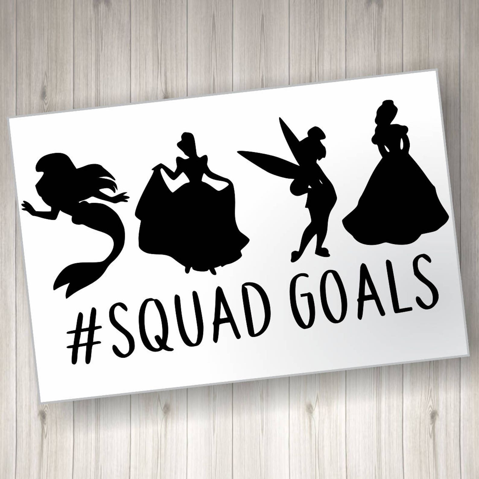 Disney Princess Squad Goals SVG