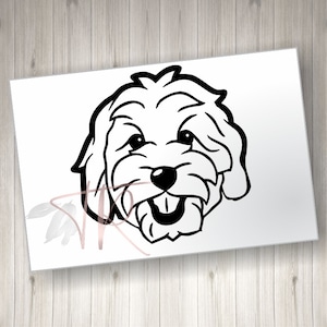 Goldendoodle SVG | Dog SVG | Goldendoodle file