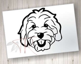 Goldendoodle SVG | Dog SVG | Goldendoodle file