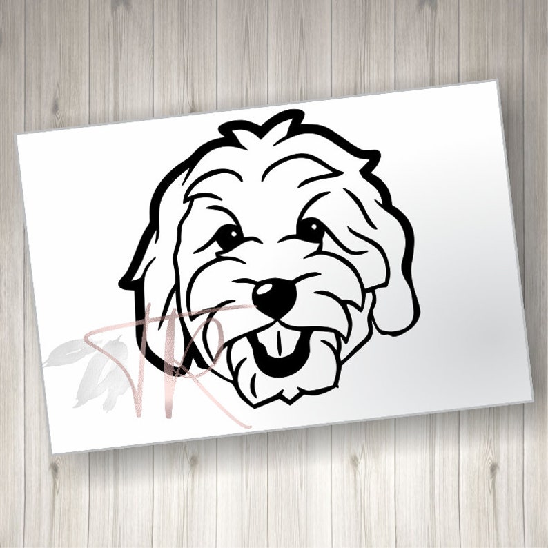 Goldendoodle SVG Dog SVG Goldendoodle file | Etsy