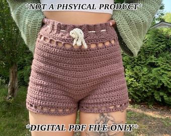 Janna Shorts Crochet Pattern PDF