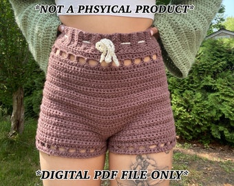 Janna Shorts Crochet Pattern PDF