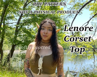 Lenore Corset Top PDF Pattern