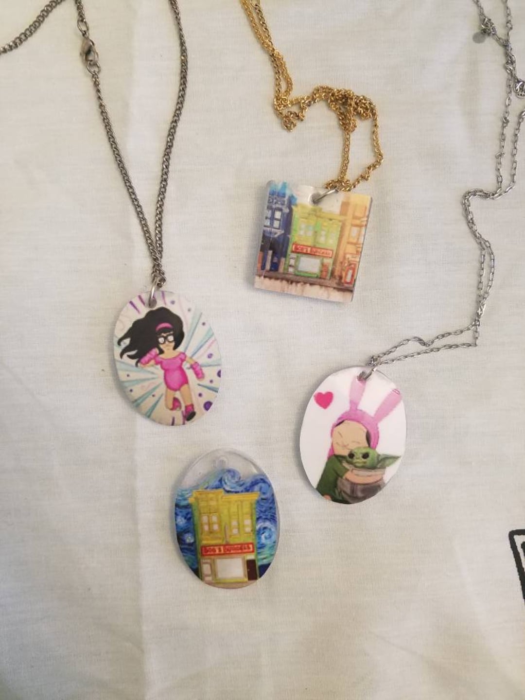 Bob's Burgers Inspired Necklaces/ Handmade Necklaces Etsy