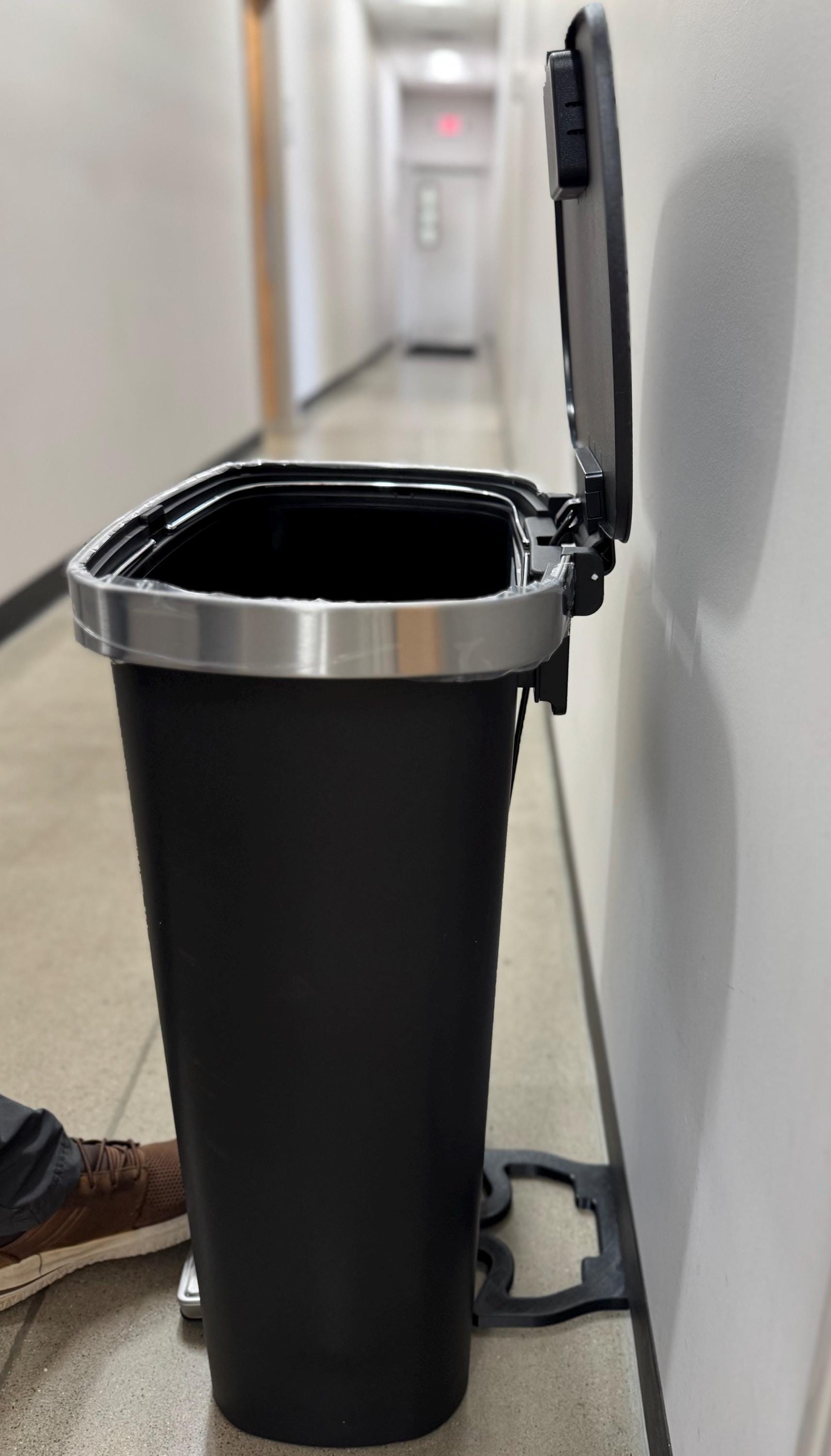 NoScoot: Trashcan Spacer 00210-11 compatible with Brightroom (Target) 13 gal Locking Lid Rectangular Step Trash Can