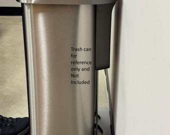 NoScoot: Trashcan Spacer 00210-14 Compatible with SimpleHuman 55L Rectangular Step Can Models CW2023, CW2103, CW2026, and CW2124