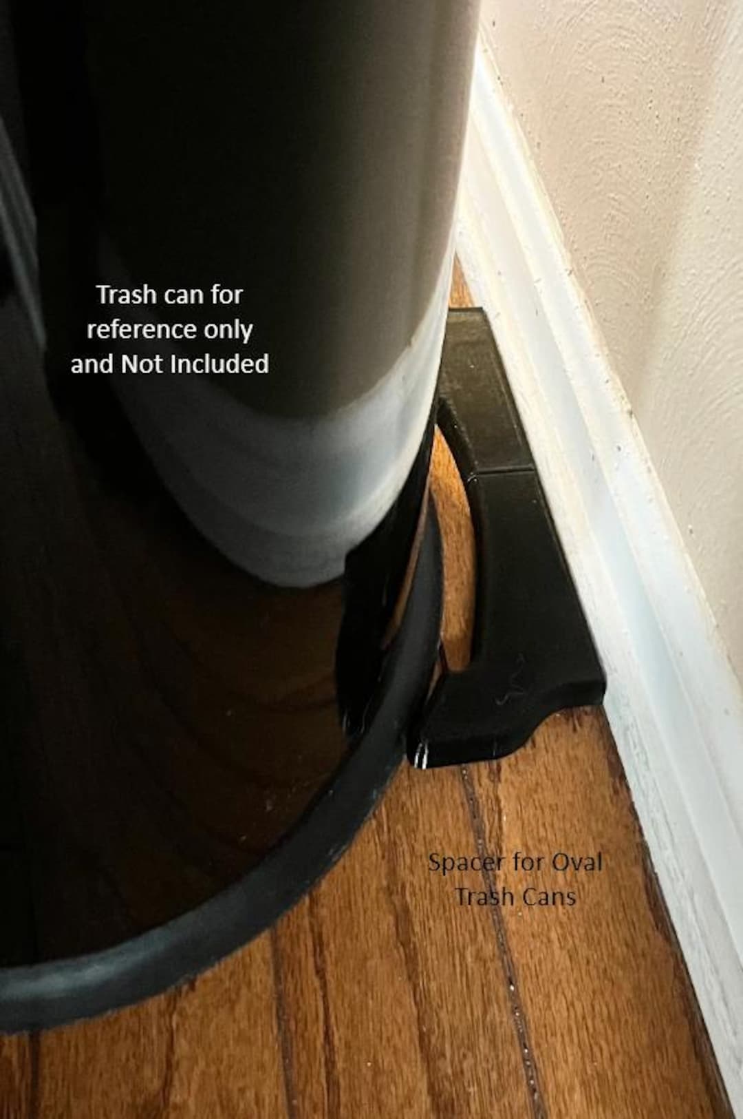 Noscoot: Trashcan Spacer 00202, Compatible With Oval Trash Cans