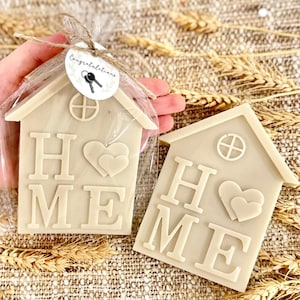 1 Big Home Shaped Soap - Thank You Gifts Realtor New House Owner Real Estate Agent Broker Client Unique Gift Idea Closing Day Party Decor