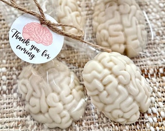 Brain Shaped Soap Favors - Surgeon Doctor New Grad Party Decoration, Human Anatomical Medical Student Funny Idea, Surgery Get Well Soon Gift