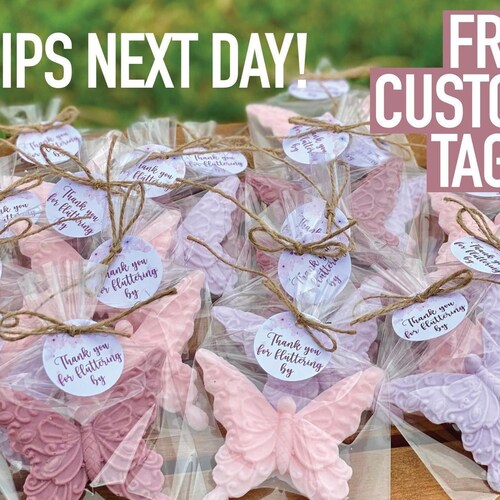 70 Butterfly Soap Favors Bridal Shower Favors Baby Shower Etsy