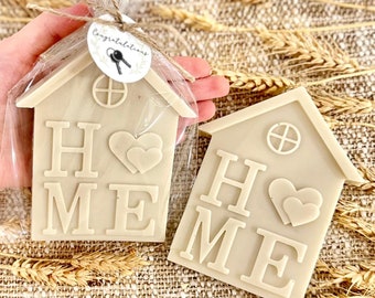 1 Big Home Shaped Soap - Thank You Gifts Realtor New House Owner Real Estate Agent Broker Client Unique Gift Idea Closing Day Party Decor