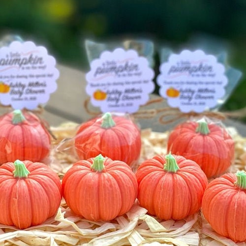 Little Pumpkin Baby Shower Favors Baby Shower Party Favors Etsy