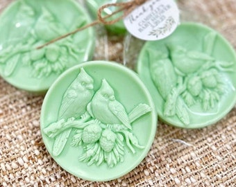 Bird Soap Favors - Tea Party Modern Party Favors 1900's Themed Bridal Shower Wedding Tea Party Retro Groovy Aged to Perfection Decor