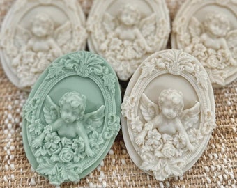 Jabón de ángel para bebé, regalo de cumpleaños, bautismo, primera comunión, confirmación, bebé, niña, niño, bautizo, regalo para invitados en decoraciones a granel