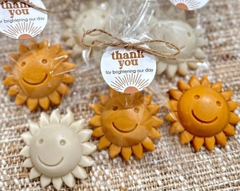 Sun Baby Shower Soaps - You Are My Sunshine Baby Shower Favors, First 1st Trip Around The Sun Birthday Decorations, 1st Birthday Party Gift