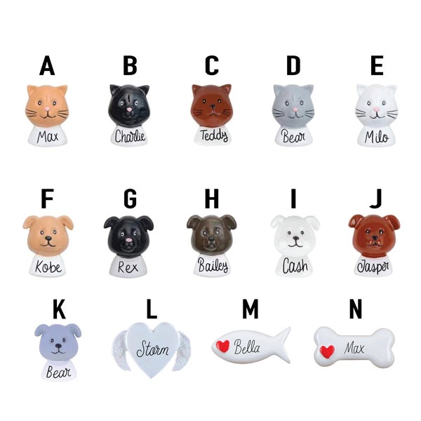 Pet Add-Ons (Can Be Purchased Separately) - 1 Mini Add-On Pet Ornament, Animal Cat Dog Ornament Mini Pet Add to Ornament