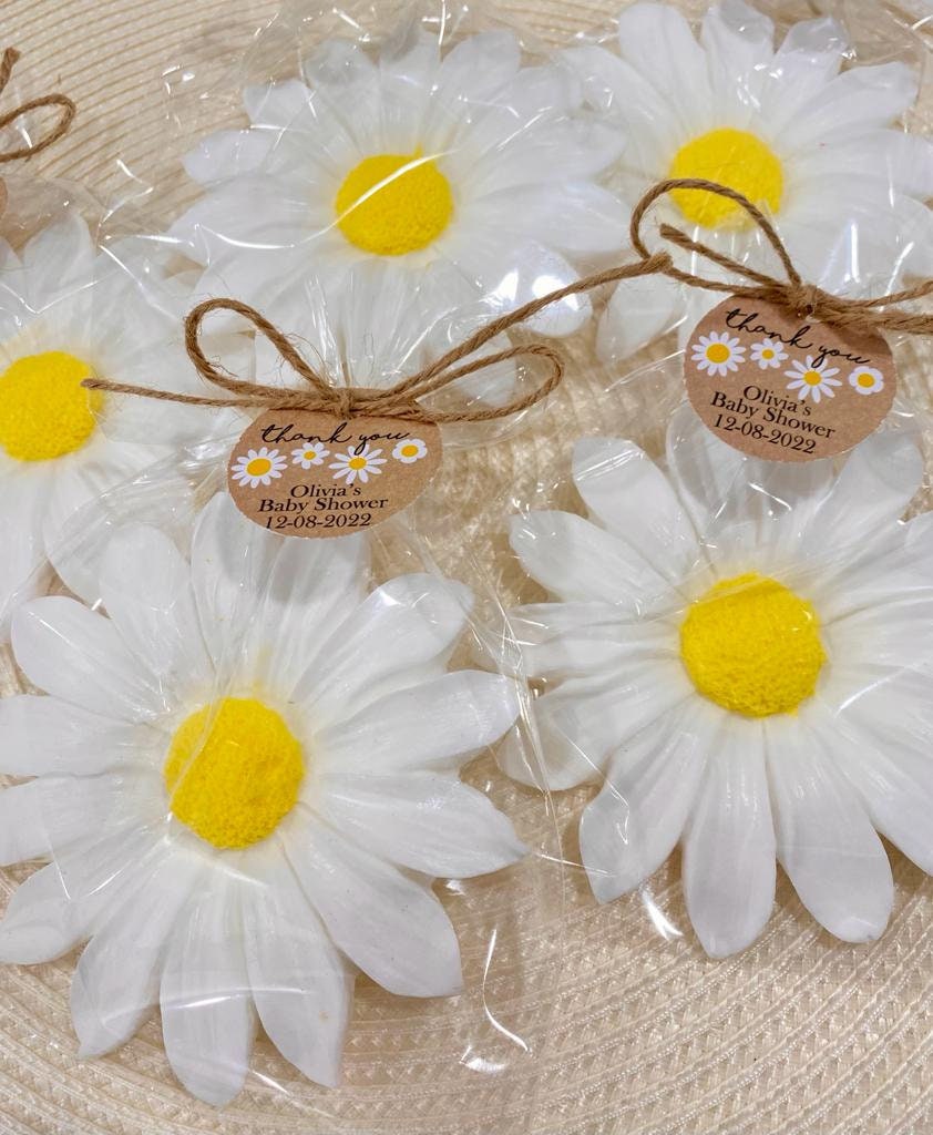 Big Daisy Soap Favors - Flower Bridal Shower Favors, Floral Daisy ...