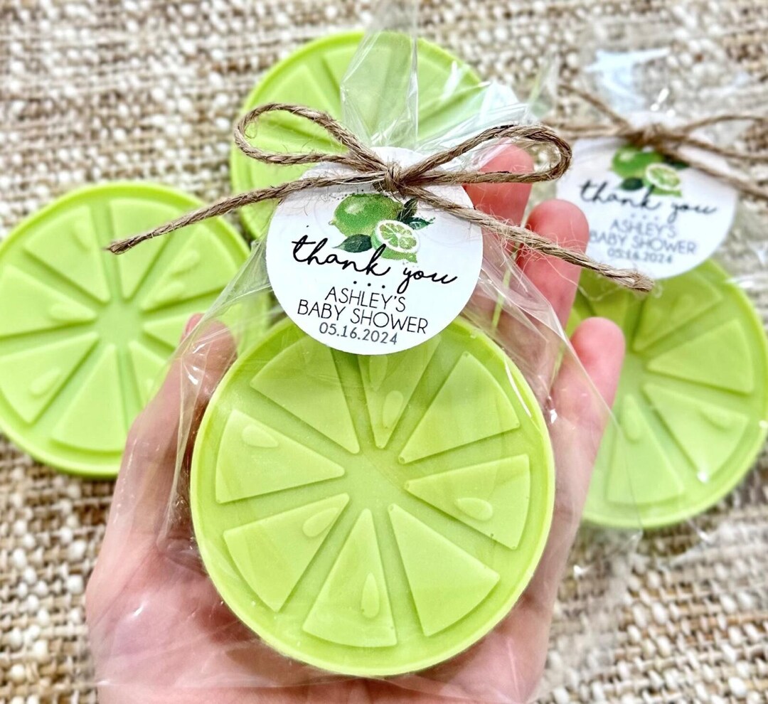 Lime Soap Favors - Green Bridal Shower Baby Shower Decor Boy Girl ...