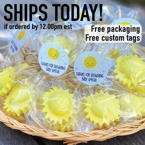 Sun Baby Shower Mini Soaps - You Are My Sunshine Baby Shower Favor First 1st Trip Around The Sun Birthday Decoration 1st Birthday Party Gift