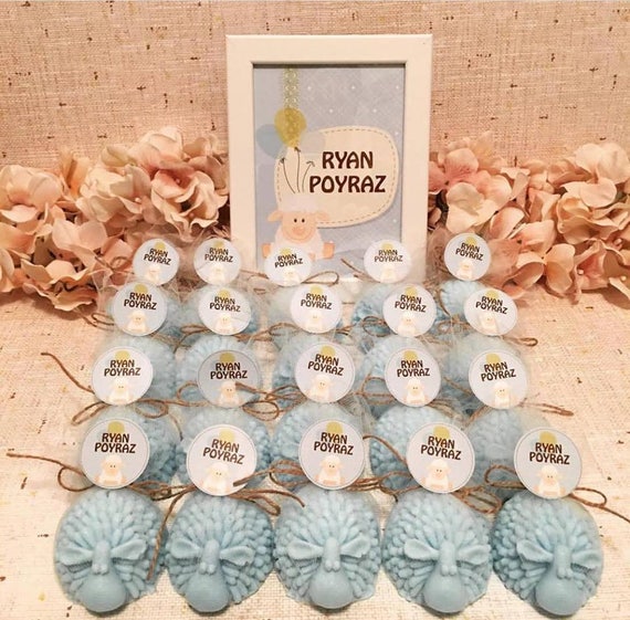12 Sheep Soap Favors Sheep Baby Shower Favors Boy Lamb Baby Etsy