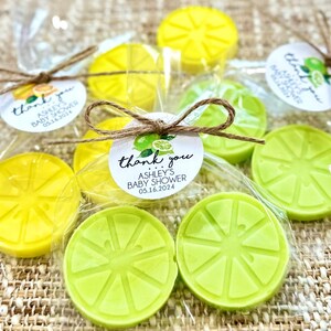 Lemon and Lime Soap Favors Bridal Shower Baby Theme Party Decor Summer ...