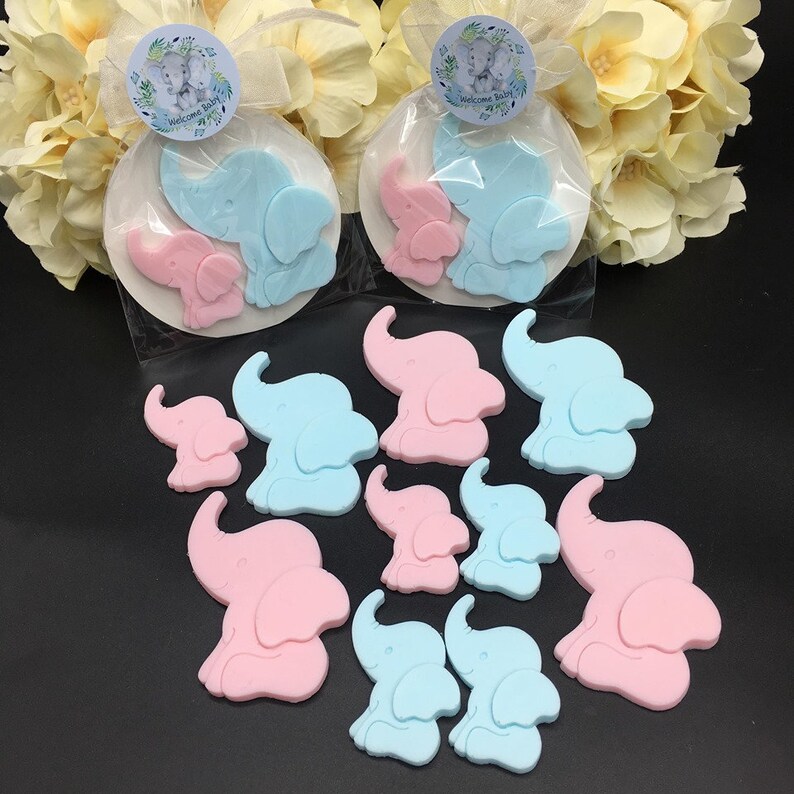24 Elephant Baby Shower SOAPS Boy Baby Shower Favors Boy Etsy