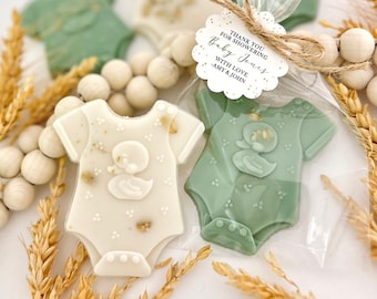 Honey Oatmeal Soap Favors - Baby Shower Guest Gifts Bulk, Boy Girl Neutral Party Decor