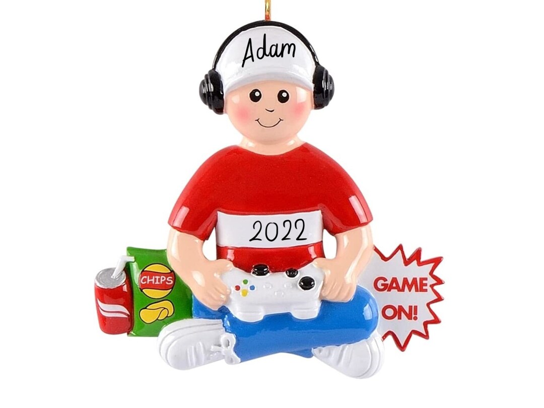 Gamer Ornament Video Game Christmas Ornament Gamer Gift Etsy