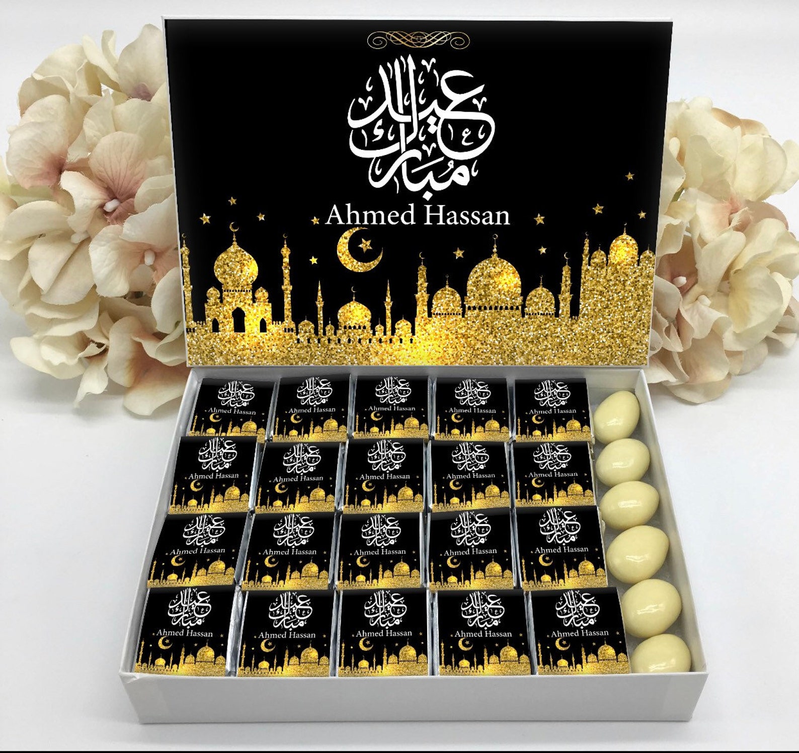 Eid Al Adha Gift Chocolate Box Kosher Eid Decoration Eid Etsy