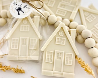 House Shaped Soap Gifts - Real Estate Realtor Gift, Housewarming Marketing Ideas, Happy Closing Day Favors, Client Bulk Personalized Gifts