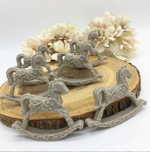 12 Rocking Horse Soap Favors Baby Shower Decorations Boy Etsy