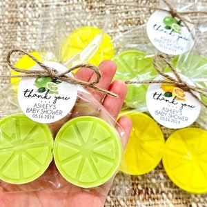 Lemon and Lime Soap Favors Bridal Shower Baby Theme Party Decor Summer ...