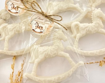 Rocking Horse Soap Gifts - Baby Shower Party Favors Guests, Western Cowboy,  Girl Boy Birthday