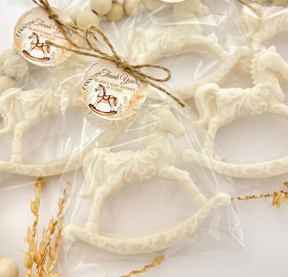 Rocking Horse Soap Gifts - Baby Shower Party Favors Guests, Western Cowboy,  Girl Boy Birthday