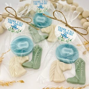 Western Soap Favors - Cowboy Baby Shower Party, First Rodeo Boy Birthday Bridal Country Gifts zdjęcie 2