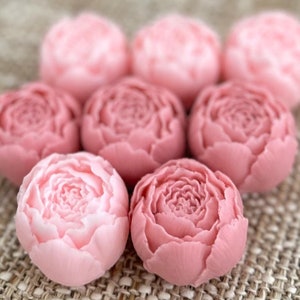 Peony Soap Favors Baby Shower Girl in Bloom Bridal Wedding Decor Wild Flower Dusty Rose Blush Gold Theme Party Gift for Guests in Bulk image 8