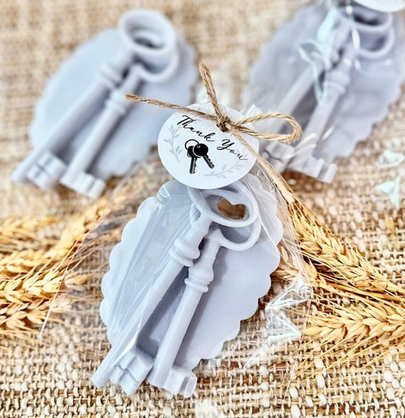 Key Soap Thank You Gifts - Realtor New Home Apartment Owner Real Estate Agent Broker Client Unique Gift Idea in Bulk Closing Day Party Decor