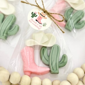 Western Soap Favors - Pink Cowgirl Disco Party, Bridal Shower Gift Bachelorette, Baby Rodeo Birthday