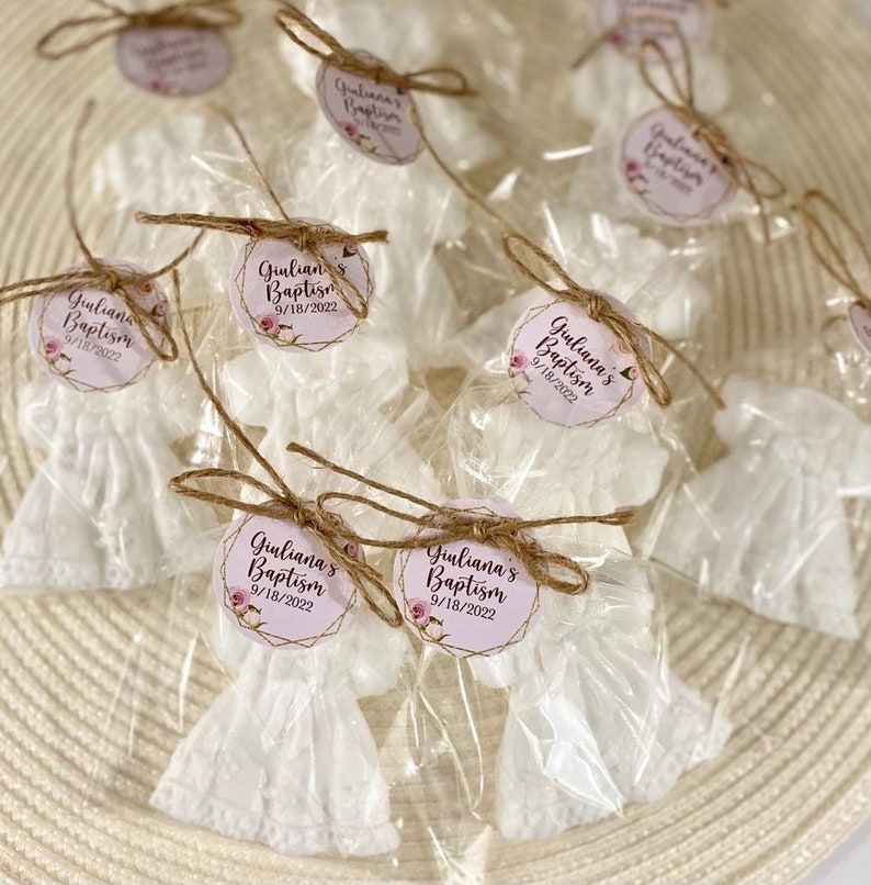 Baby SOAP Favors --- Baptism Favors Girl, Baby Shower Favors Girl Baptism Decoration Girl Christening Favors First Communion Gift for Guests image 1