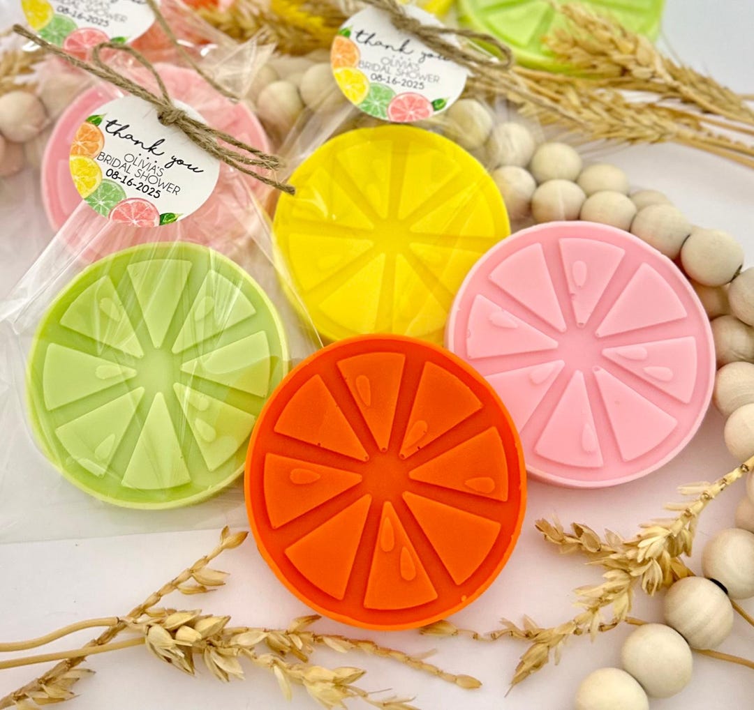 Citrus Slice Soap Favors - Bridal Shower Party, Main Squeeze, Baby Lime ...