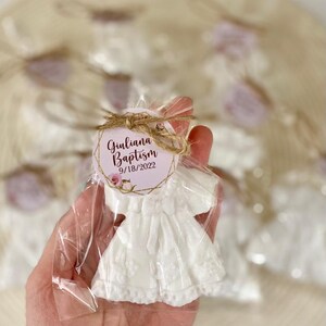 Baby SOAP Favors --- Baptism Favors Girl, Baby Shower Favors Girl Baptism Decoration Girl Christening Favors First Communion Gift for Guests image 3