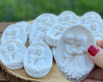 12 Soap Favors - bridal shower favors soap bridal shower gifts bridal shower decorations bridal shower soap favors bridal shower soap