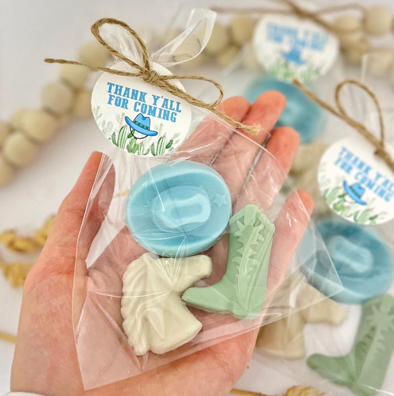 Western Soap Favors - Cowboy Baby Shower Party, First Rodeo Boy Birthday Bridal Country Gifts zdjęcie 3